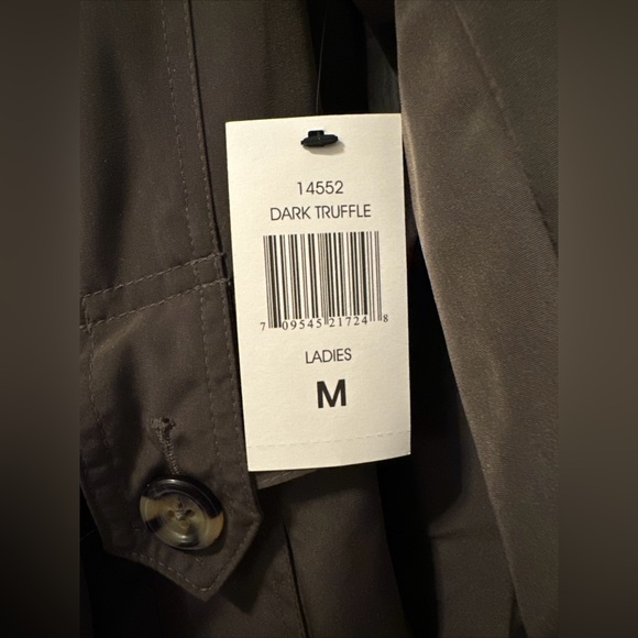 London Fog Women’s Trench Coat with Hood, Truffle, Medium - Picture 6 of 6